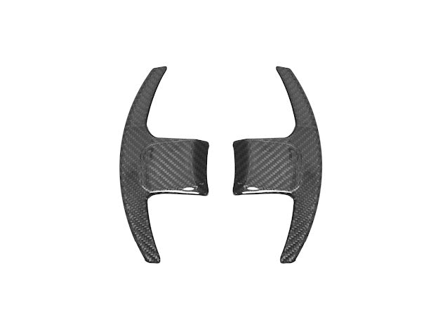 2020-Up Toyota GR Supra A90 A91 | JDM Factory Style CARBON FIBER Steering Wheel Paddle Shifter Cover (Pair)