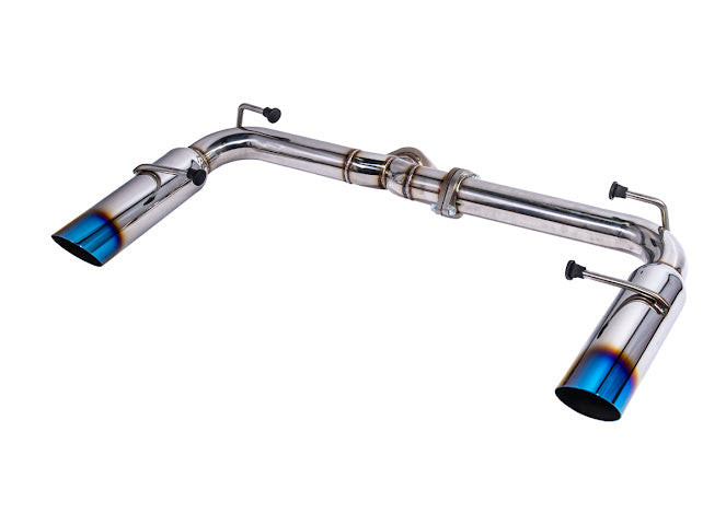 2022-PRESENT TOYOTA GR86 & SUBARU BRZ | MUFFLER DELETE BURNT TIP AXLE BACK EXHAUST (CHROME OR BURNT BLUE TIPS)