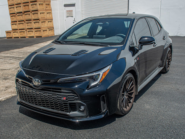 2023-UP TOYOTA GR COROLLA | FACTORY STYLE CARBON FIBER FRONT BUMPER SIDE VENT REPLACEMENT (PAIR)