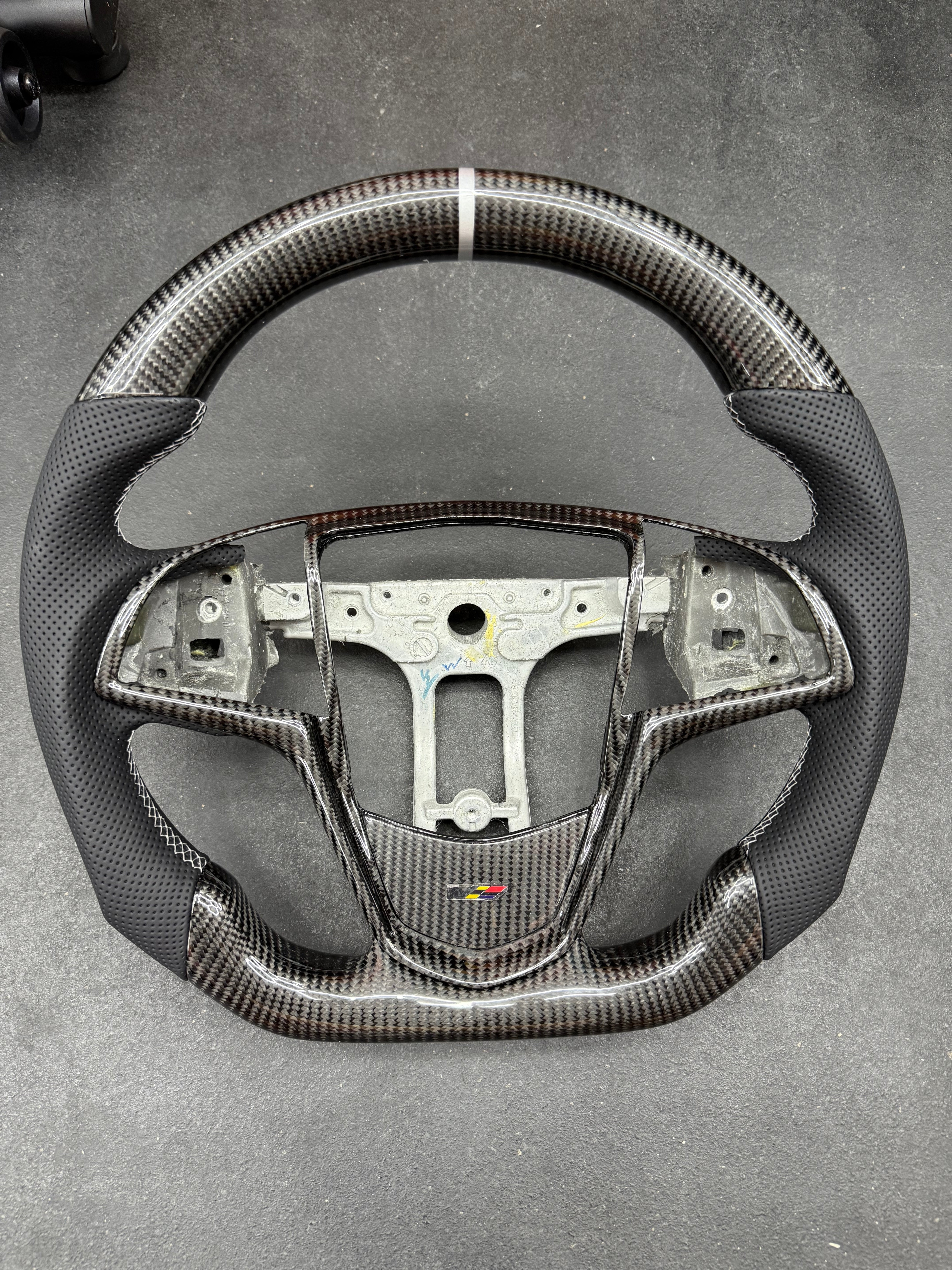 2014 - 2019 CADILLAC CTS, CTS-V "V3" & 2013-2019 ATS, ATS-V | Carbon Fiber Steering Wheels (IN STOCK NO WAIT TIMES)