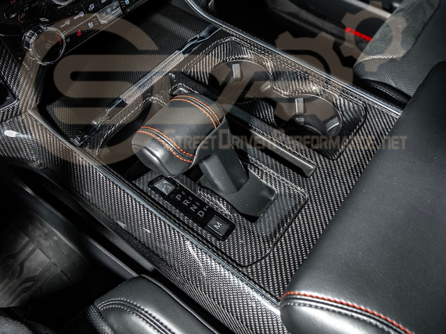 2021-UP FORD F-150 | FACTORY STYLE CARBON FIBER CENTER CONTROL GEAR SHIFT PANEL COVER