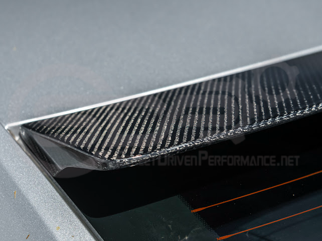 2013-2018 Cadillac ATS ATS-V Sedan Carbon Fiber Rear Roof Top Window Spoiler
