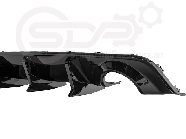 2020-UP DODGE CHARGER WIDEBODY | SRT PERFORMANCE TRACK STYLE REAR BUMPER DIFFUSER