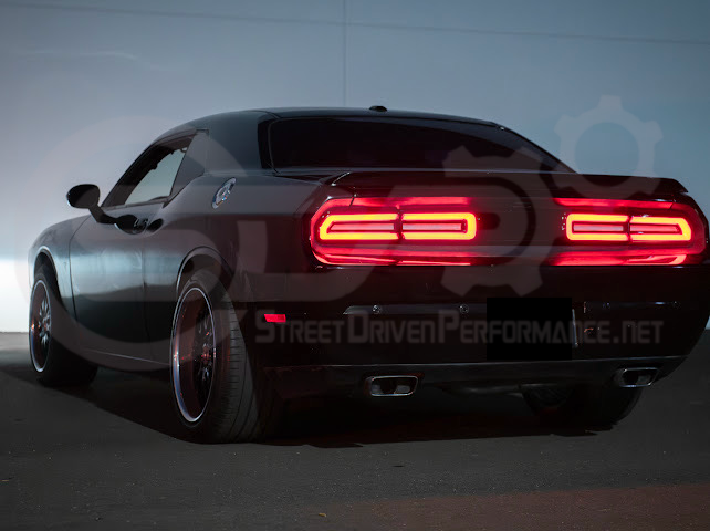 2008-2014 Dodge Challenger | Facelift Sequential Signal LED Smoke Rear Taillights Pair