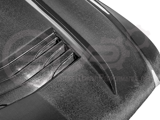2020-Up Cadillac CT5 / CT5-V / CT5-V Blackwing | “CTS-V, V3” Style CARBON FIBER Front Vented Hood