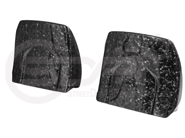 2009-2015 Cadillac CTS/CTS-V V2 CARBON FIBER SEAT BACK PANEL COVER REPLACEMENT PAIR