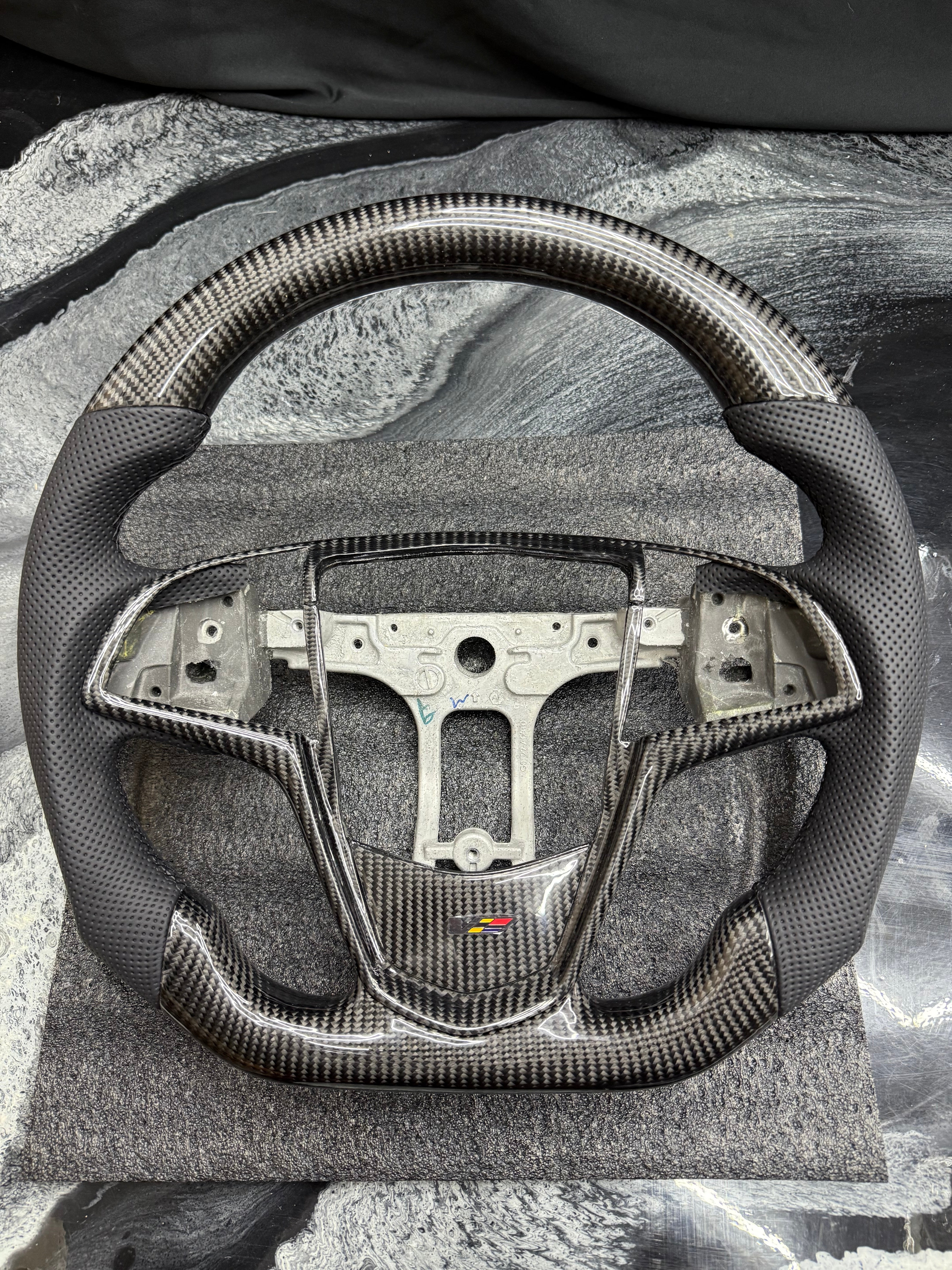 2014 - 2019 CADILLAC CTS, CTS-V "V3" & 2013-2019 ATS, ATS-V | Carbon Fiber Steering Wheels (IN STOCK NO WAIT TIMES)