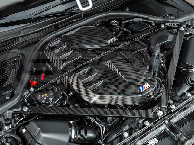 2021+ BMW G87 G80 G82 M2 M3 M4 | DRY CARBON FIBER WATER TANK RADIATING PLATE COVER TRIM