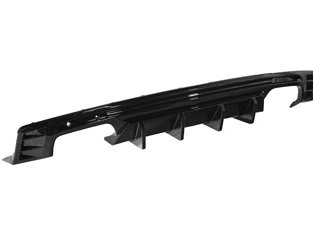 2016-Up Camaro |  Performance Track Style MATTE BLACK Rear Quad Exit Diffuser