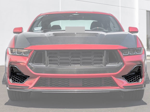 2024-Up Mustang GT S650 | CARBON FIBER Front Side Grille Insert Replacement Pair