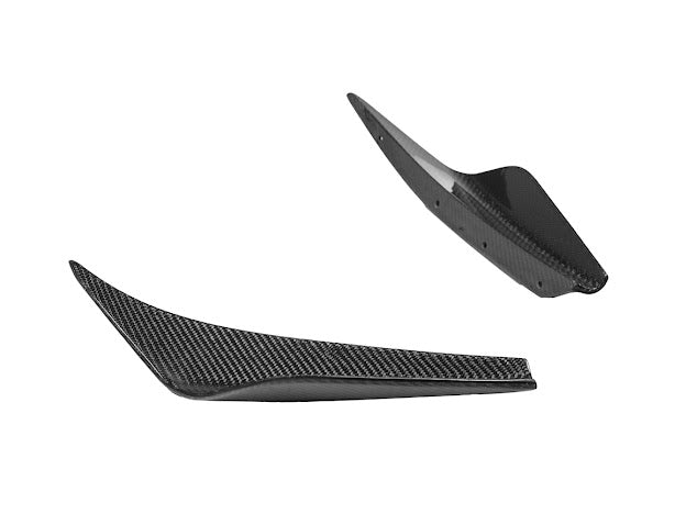 2020-Up Toyota GR Supra A90 A91 | SDP Performance Style CARBON FIBER Front Bumper Canard Splitter (Pair)