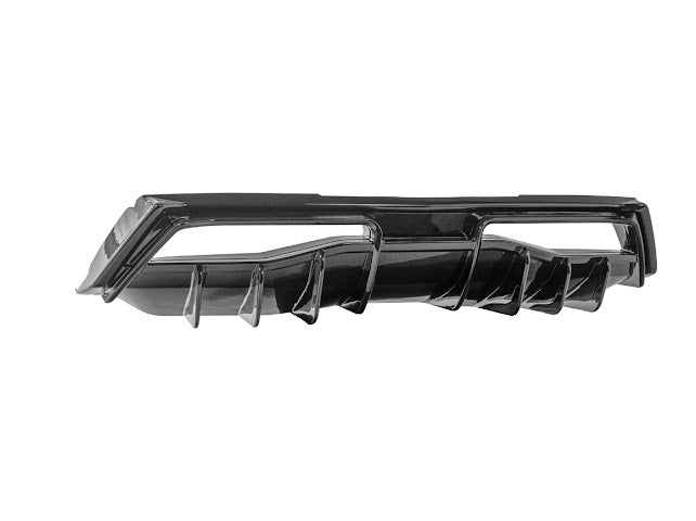2020-UP CHEVROLET CORVETTE C8 GLOSSY BLACK REAR *ADD-ON*  BUMPER DIFFUSER