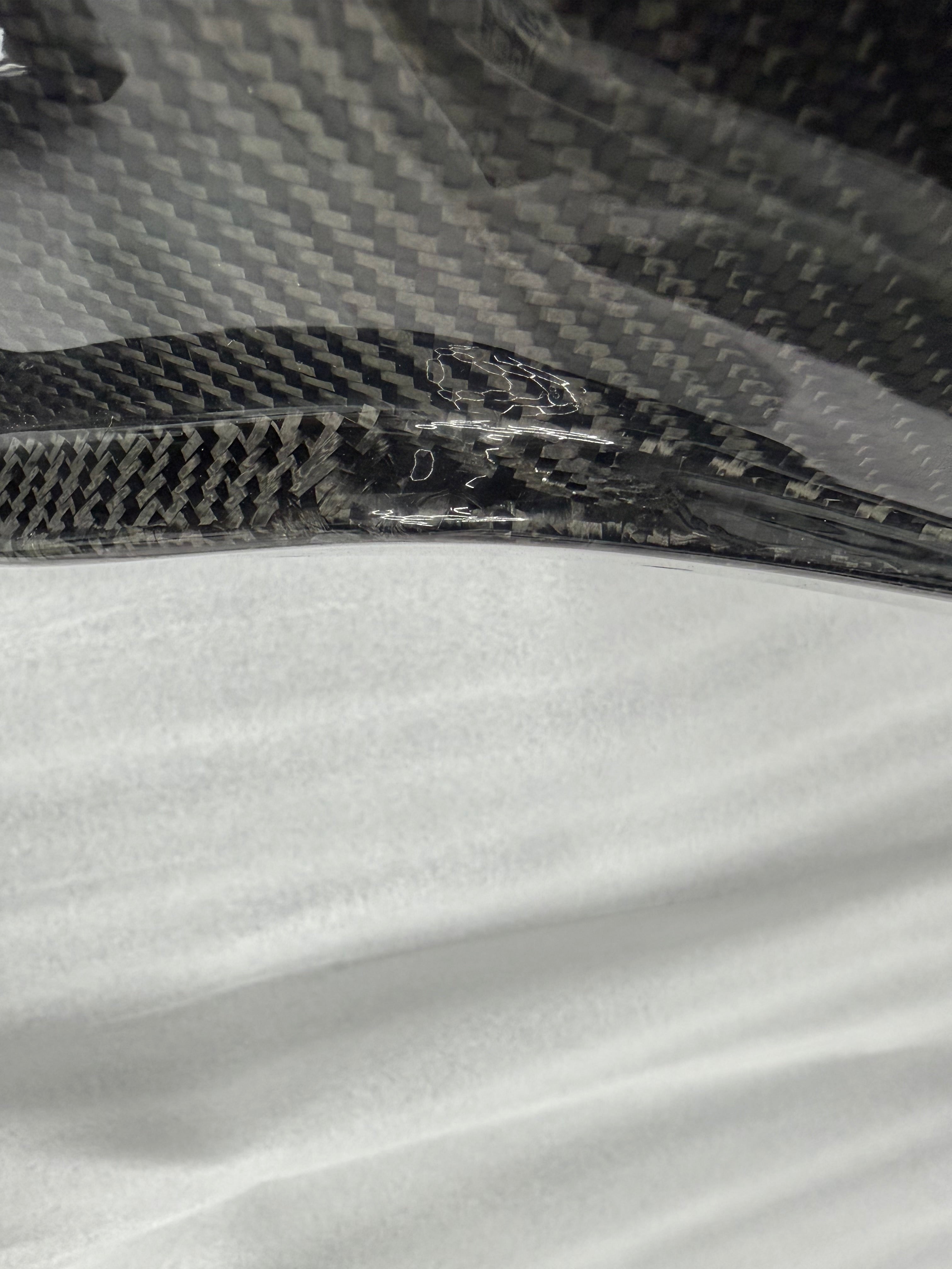 *BLEMISHED- DISCOUNTED* 2020+ C8 Corvette Stingray & Z51 |"5VM Style" 2-Piece CARBON FIBER Splitter / Lip Ground Effects