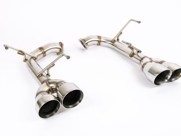 2015-2021 SUBARU WRX STI | MUFFLER DELETE QUAD TIPS CAT-BACK EXHAUST WITH CHROME TIPS