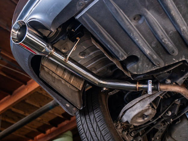 2007-2008 INFINITI G35 SEDAN & 2008-2014 INFINITI G37 SEDAN | MUFFLER DELETE AXLE BACK DUAL TIPS EXHAUST (CHROME TIPS OR BURNT BLUE TIPS)