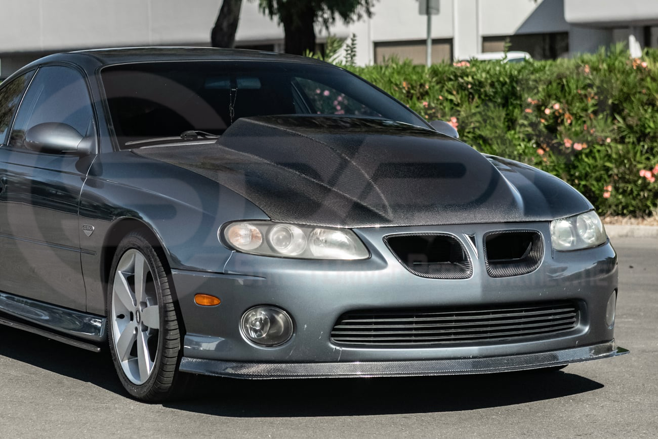 2004-2006 PONTIAC GTO | SDP PERFORMANCE STYLE CARBON FIBER FRONT COWL HOOD