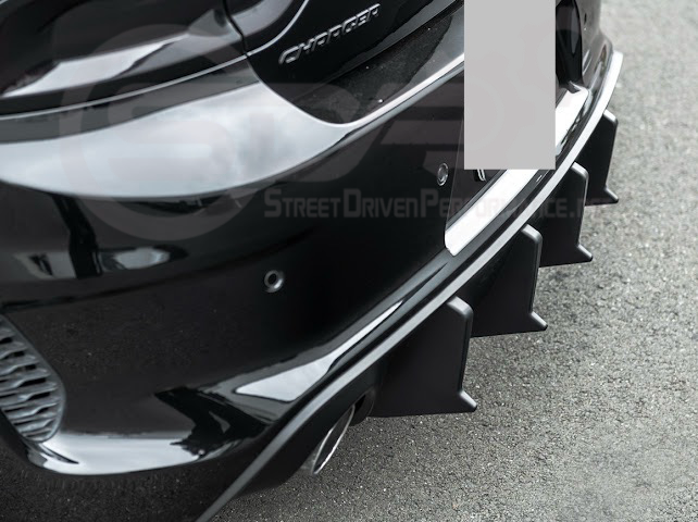 2020-UP DODGE CHARGER WIDEBODY | SRT PERFORMANCE TRACK STYLE REAR BUMPER DIFFUSER