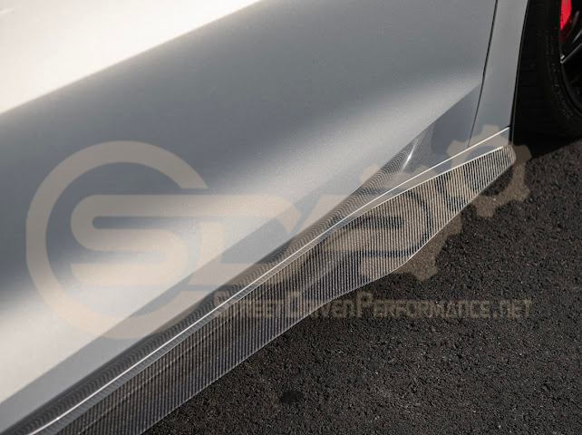 2020+ CHEVROLET CORVETTE C8 STINGRAY | Z06 PACKAGE SIDE SKIRTS ROCKER PANELS GROUND EFFECTS
