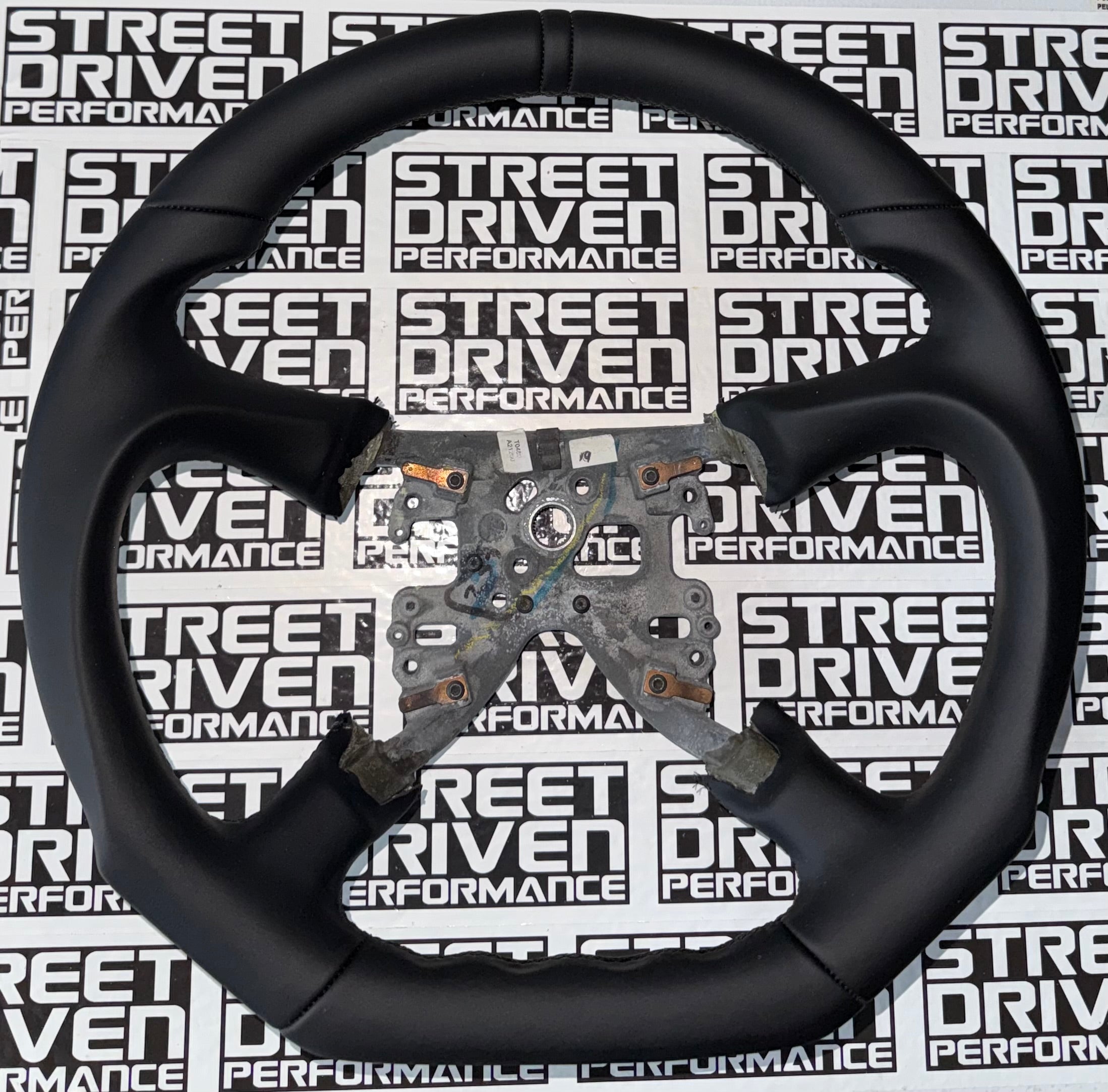 RCSB, NBS Truck, GMC Sierra /Yukon, Chevrolet Silverado, Cadillac Escalade - Carbon Fiber or Leather Steering Wheel with Perforated or Smooth Leather Hand Grips (IN STOCK READY TO SHIP)