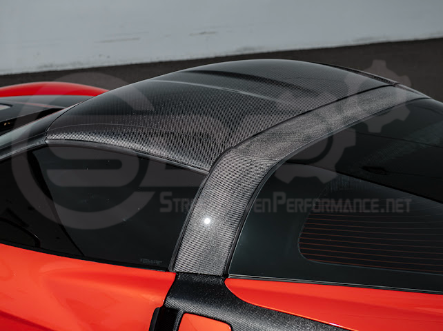 2005-2013 C6 Corvette - Carbon Fiber B-Pillar / Halo Cover
