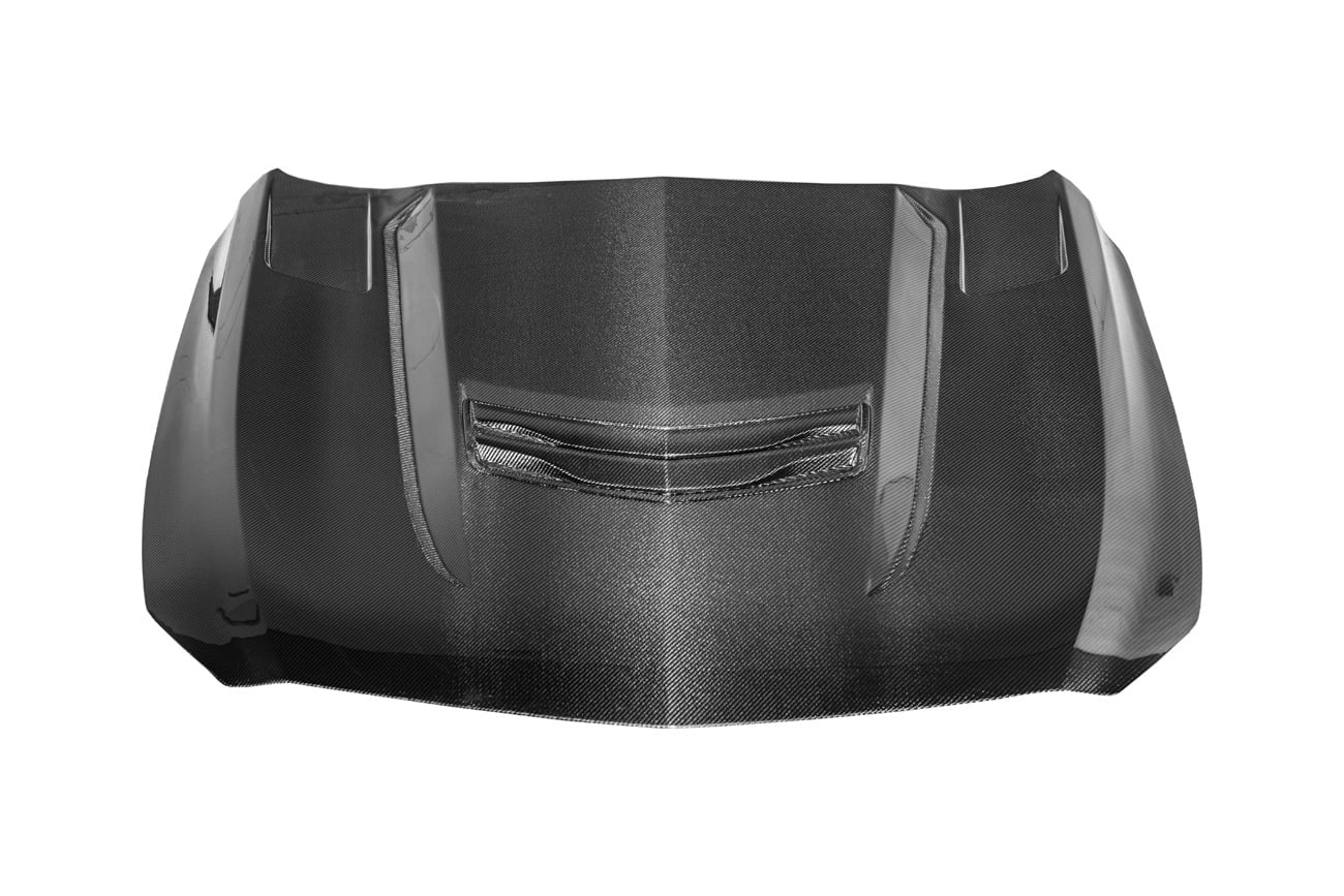 2020-Up Cadillac CT5 / CT5-V / CT5-V Blackwing | Blackwing Style CARBON FIBER Front Vented Hood