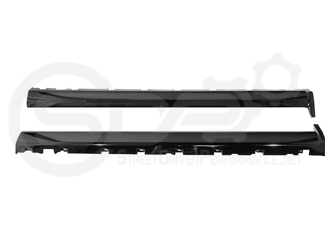 2010-2014 FORD S197 MUSTANG | GT500 STYLE SIDE SKIRTS EXTENSION PAIR ROCKER PANELS GROUND EFFECTS