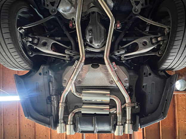2015-2020 BMW F80 M3 F82 / F83 M4 | 2.5" PIPING W/ 3.5 " QUAD TIPS AXLE BACK EXHAUST