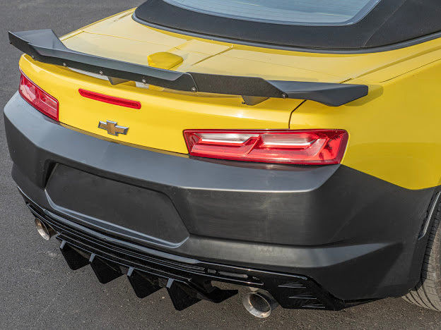 2016-Up 6th Gen Camaro - "ZL1 Performance Package" Rear Trunk Wing Wickerbill Spoiler - for all models