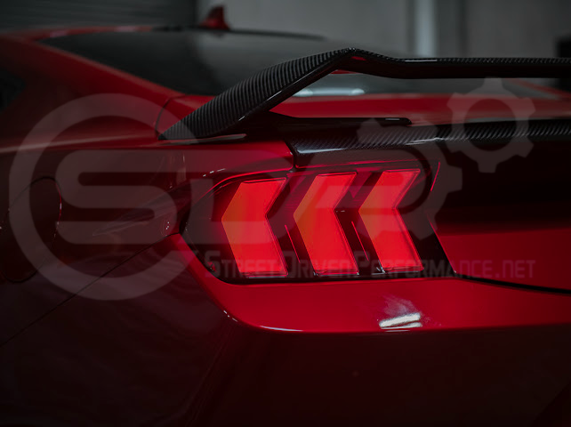 2024-Up Ford Mustang S650 | EURO Style Sequential Signal LED Clear Lenses Rear Taillights Pair