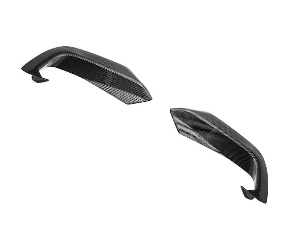 2024-UP FORD MUSTANG ECOBOOST | CARBON FIBER FRONT LOWER SIDE GRILLE INSERTS PAIR