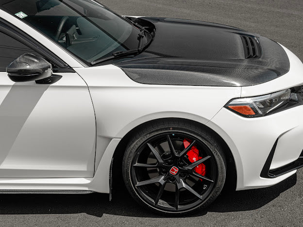 2023-Up Honda Civic FL5 Type-R | JDM Factory Style CARBON FIBER Front Vented Hood