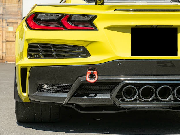 2020+ CHEVROLET CORVETTE C8 Z06 & E-RAY | CARBON FLASH XL EXTENDED FRONT SPLASH GUARD