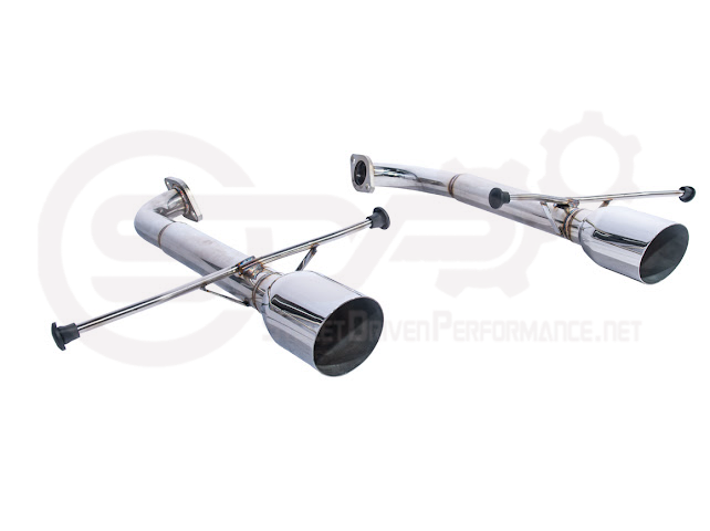 2019-PRESENT SUBARU ASCENT | MUFFLER DELETE AXLE BACK EXHAUST (CHROME OR BURNT BLUE TIPS)