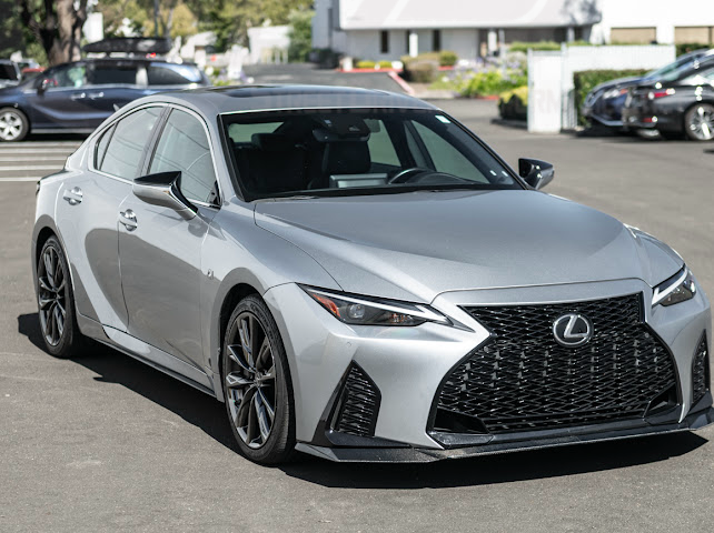2021-UP LEXUS IS300, IS350, IS500 | JDM NOVEL STYLE CARBON FIBER FRONT BUMPER LIP SPLITTER GROUND EFFECTS