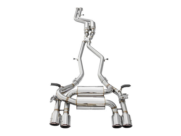 2014-2019 BMW F80 M3 & F82 / F83 M4 | MUFFLER AXLE BACK WITH RESONATED MID PIPE CAT BACK EXHAUST