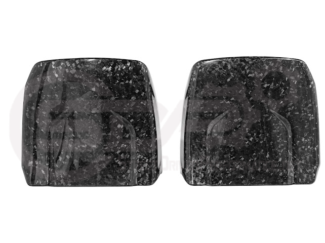 2009-2015 Cadillac CTS/CTS-V V2 CARBON FIBER SEAT BACK PANEL COVER REPLACEMENT PAIR