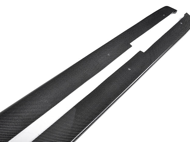 2013-Up Lexus GS-Series Lexon Style CARBON FIBER Side Skirts Rocker Panel Extension Ground Effects