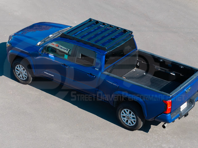 2016-2023 Toyota Tacoma | Extreme Off-Road Version 2 Carbon Steel Black Top Roof Rack Cargo Luggage Carrier