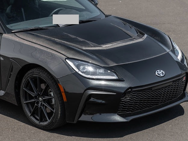 2022-Up Toyota GR86 & Subaru BRZ | VRS Style CARBON FIBER Front Vented Hood