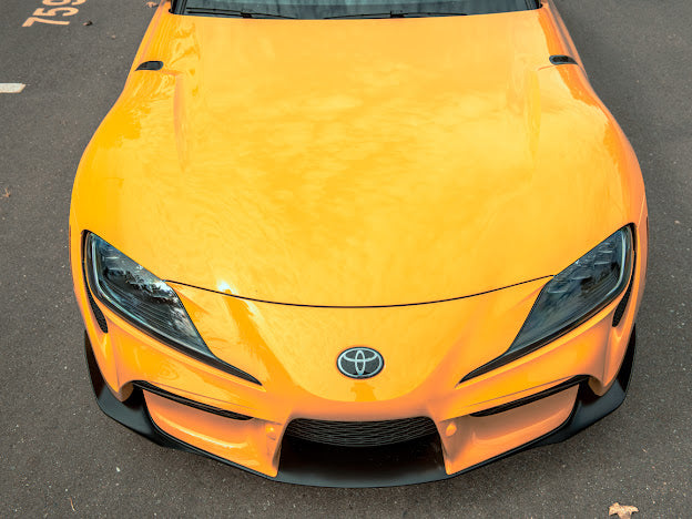 2020-Up Toyota GR Supra A90 A91 | SDP Performance Style CARBON FIBER Front Hood Duct Vent Cover (Pair)