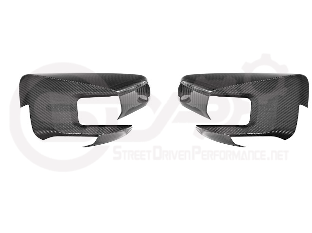 2022-UP FORD F-150 LIGHTNING | FACTORY STYLE CARBON FIBER SIDE MIRROR CAP COVERS (PAIR)