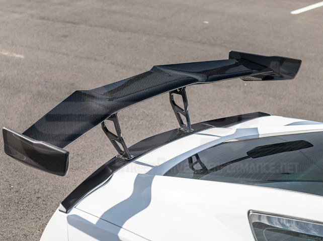 2014-2019 CHEVROLET CORVETTE C7 | ZR1 ZTK CONVERSION PACKAGE REAR SPOILER HIGH WING WITH WING RISER