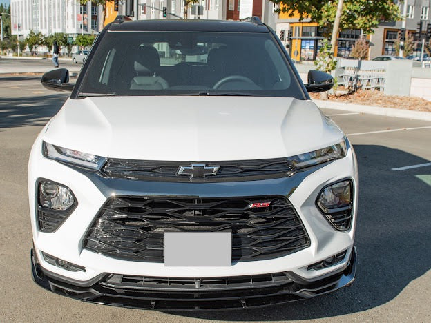 2021-Up Trailblazer RS | Performance Style GLOSSY BLACK Front Lip Splitter Ground Effects