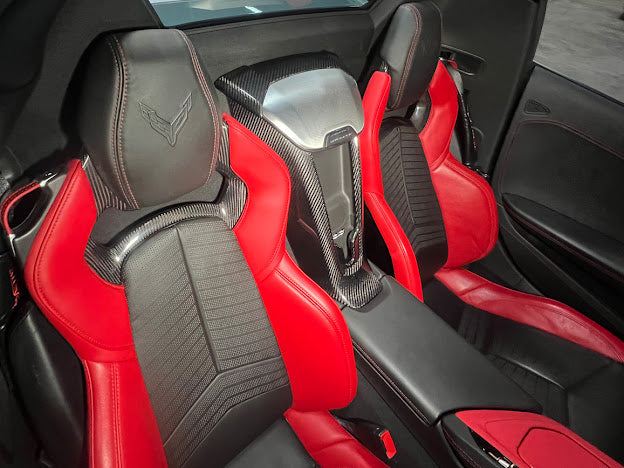 2020+ CORVETTE C8 CONVERTIBLE | CARBON FIBER INTERIOR WATERFALL SPEAKER GRILLE