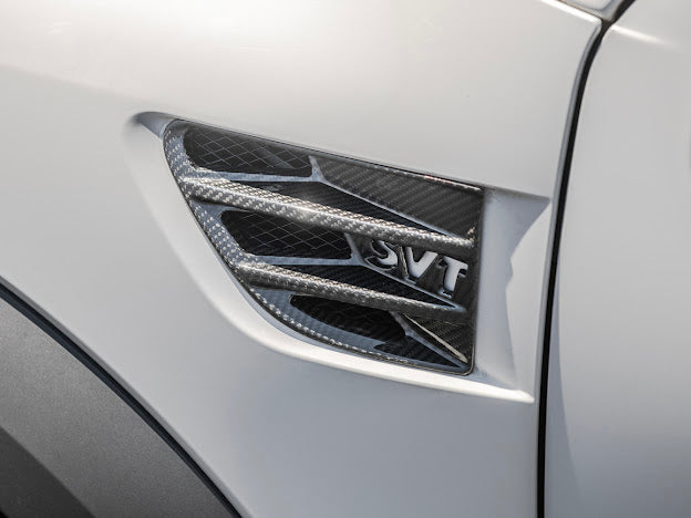 2009-2014 Ford F-150 Raptor SVT | SDP Package Carbon Fiber Side Fender Vents Trim Replacement (Pair)