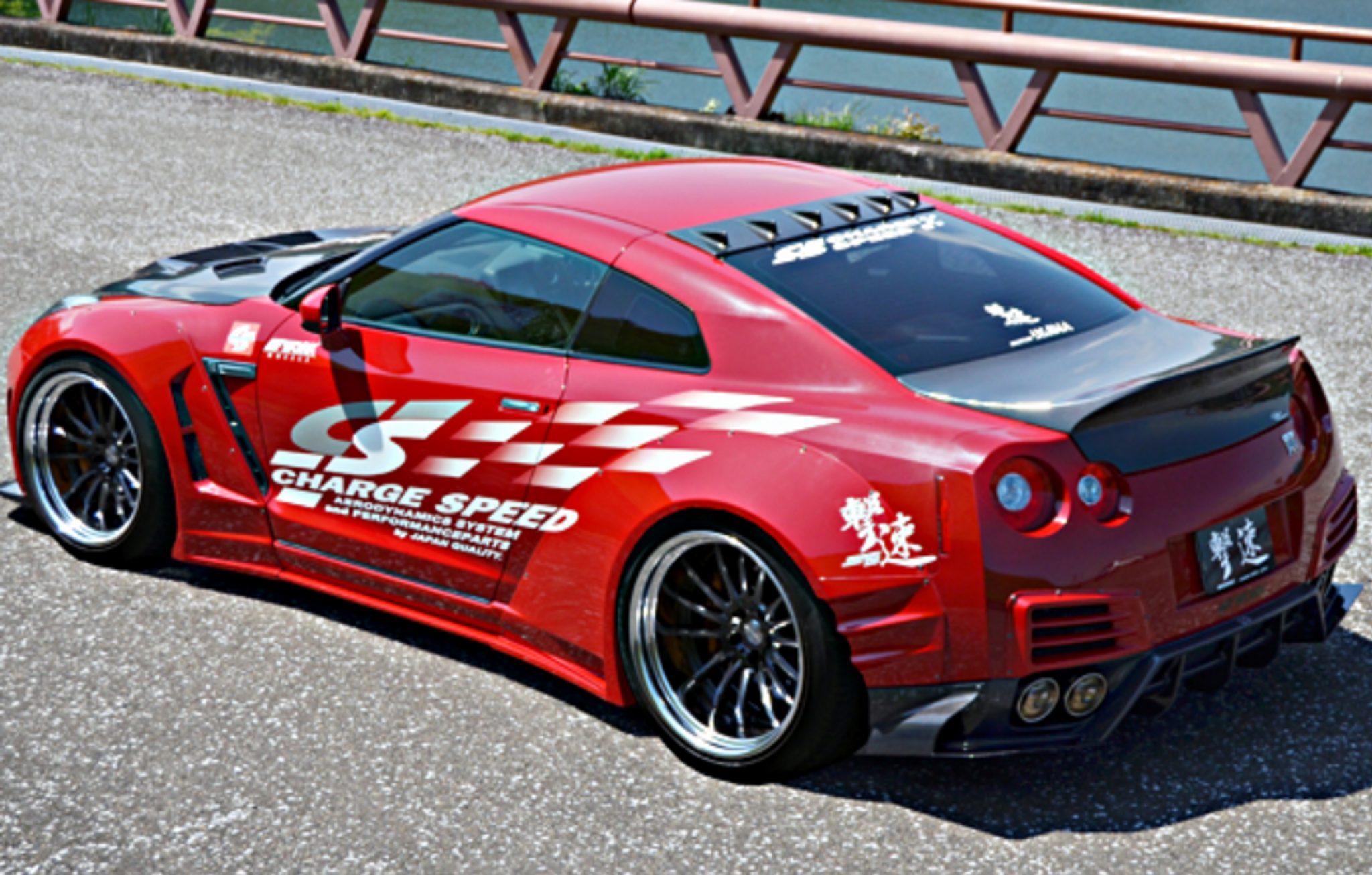 Charge Speed 2017-2024 Nissan ALL GTR R35 Kouki Wide Body Complete Kit with Carbon Front & Rear Under Diffuser