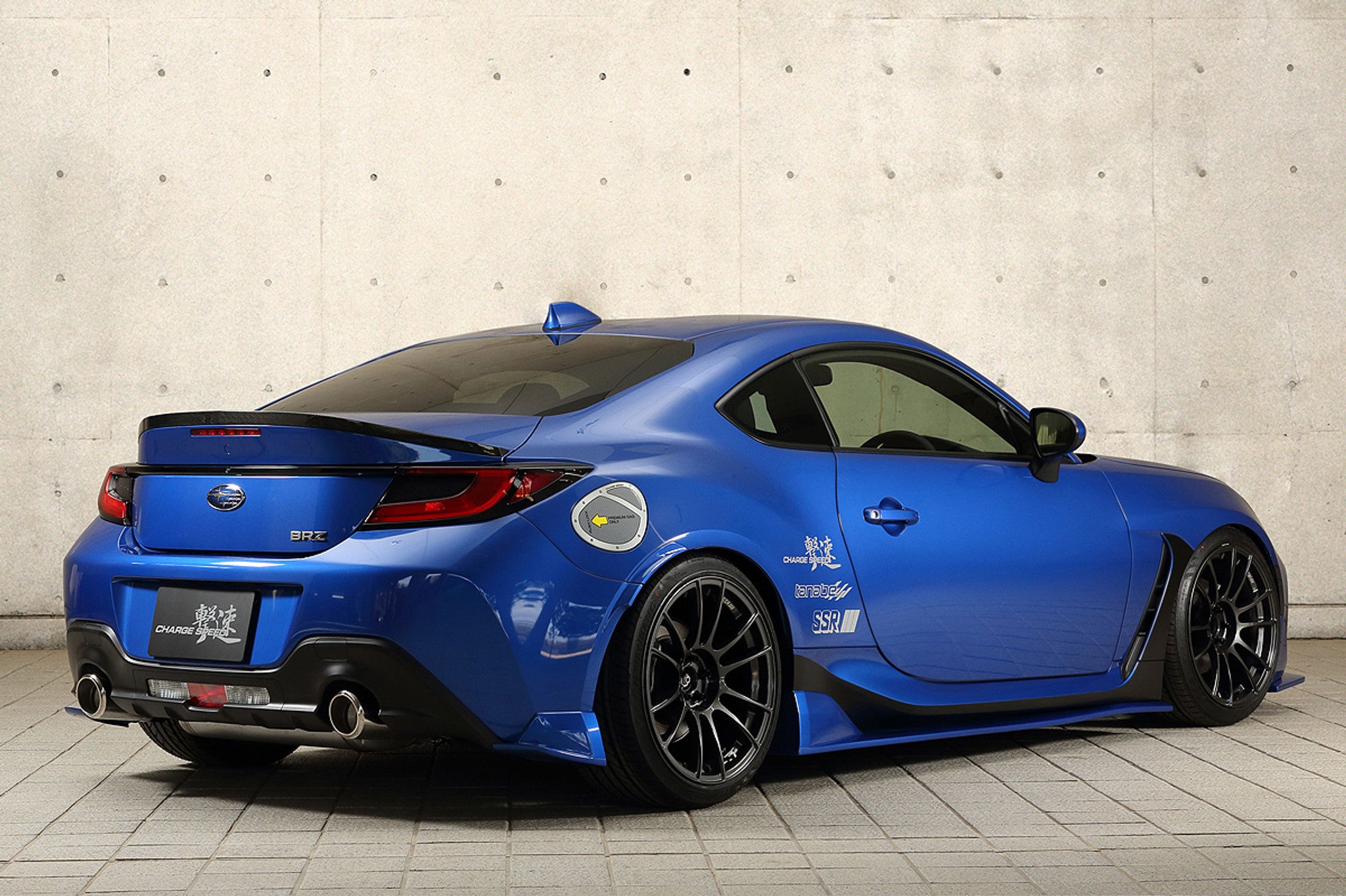 Charge Speed 2022-2024 Subaru BR-Z ZD8 Zenki Model Bottom Lines Type 1 Carbon Complete Lip Kit
