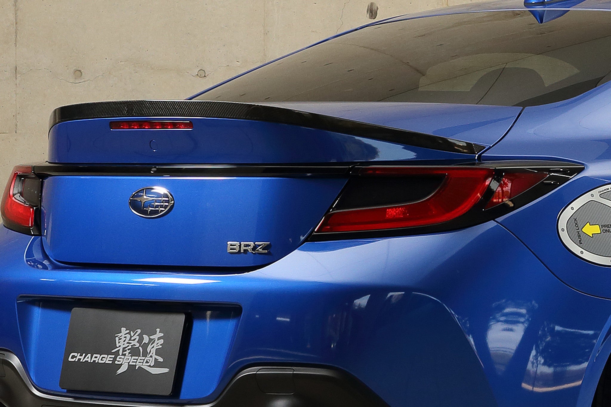Charge Speed 2022-2026 Subaru BR-Z ZD8 & Toyota GR86 All Models JDM WEAVE Carbon Rear Lip Spoiler
