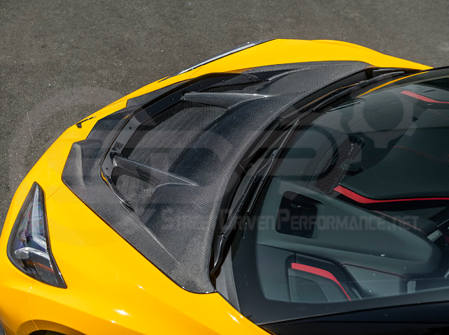 2020+ Corvette C8 | ZR1 Style Replica CARBON FIBER Front Hood