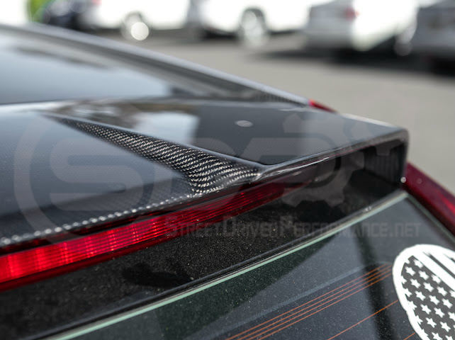 2009-2015 CTS-V V2 Wagon - Carbon Fiber Trunk Lid Spoiler / Wing